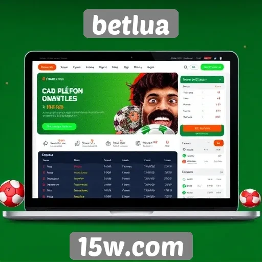 Interface do usuário e experiência no site betlua